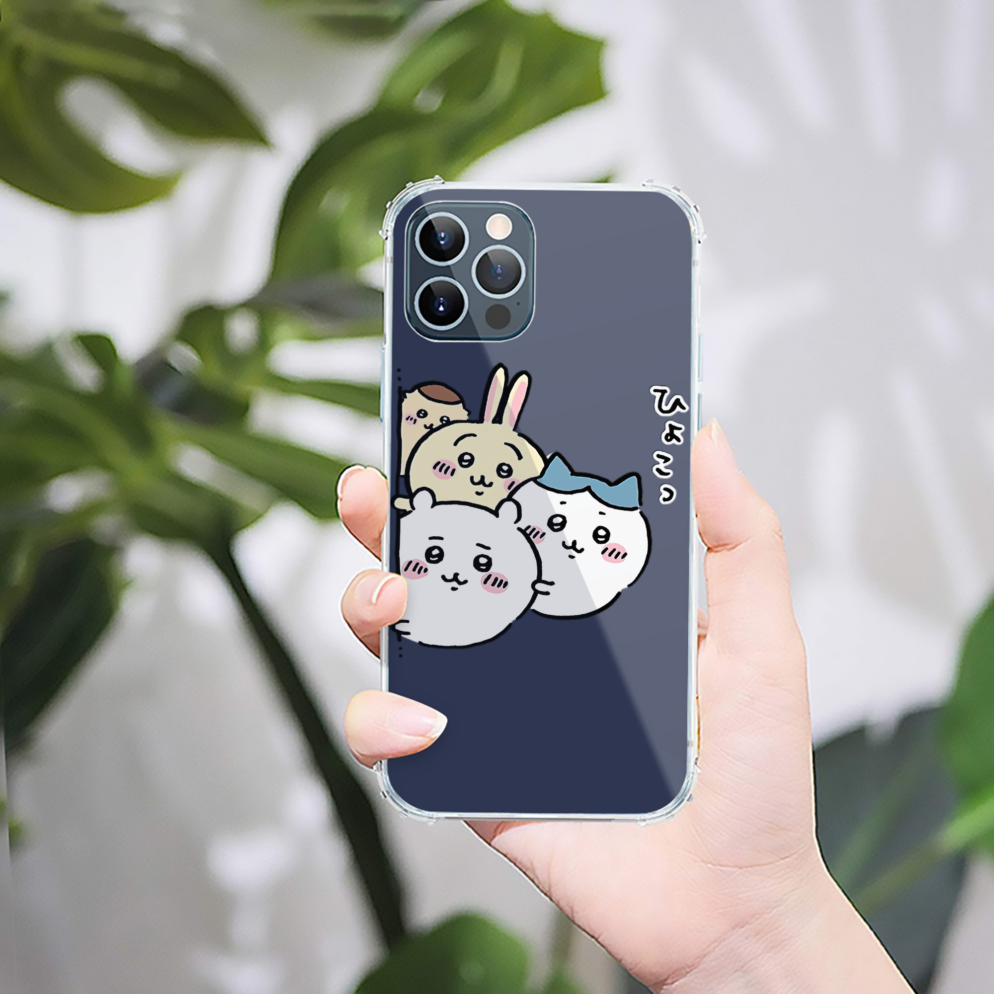 （画像用） ちいかわ ちいかわ Chii-kawa chiikawa 【iPhone 12シリーズ対応】透明スマホケース（クリアソフトケース）